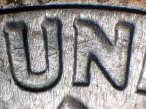 1957 Doubled Die Reverse DDR-001