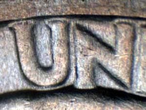 1935 Doubled Die Reverse DDR-001