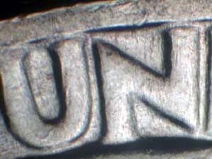 1957 Doubled Die Reverse DDR-010