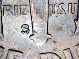 1947-S Repunched Mintmark RPM-001