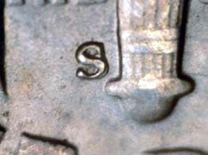 1950-S Repunched Mintmark RPM-004