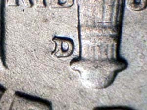 1952-D Repunched Mintmark RPM-003