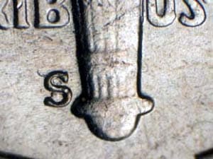 1953-S Repunched Mintmark RPM-002