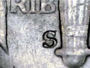 1953-S Repunched Mintmark RPM-003