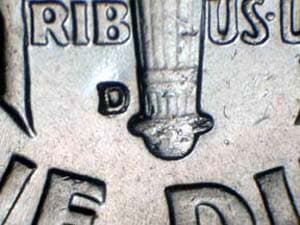 1962-D Repunched Mintmark RPM-006