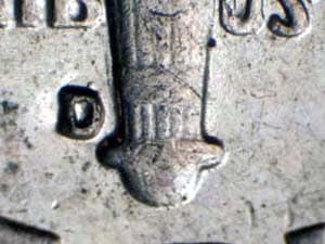 1963-D Repunched Mintmark RPM-002