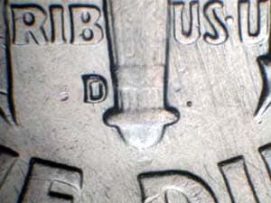 1964-D Repunched Mintmark RPM-005