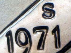 1971-S Repunched Mintmark RPM-004
