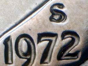 1972-S Repunched Mintmark RPM-002