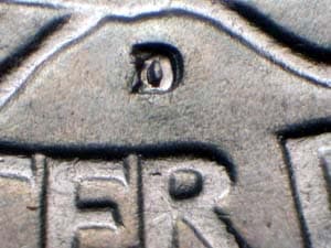 1936-D Repunched Mintmark RPM-001