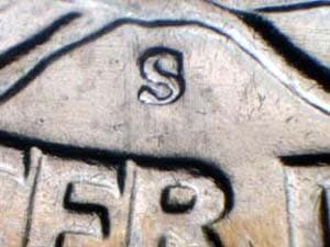 1942-S Repunched Mintmark RPM-005