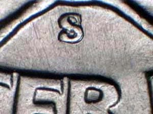 1942-S Repunched Mintmark RPM-006