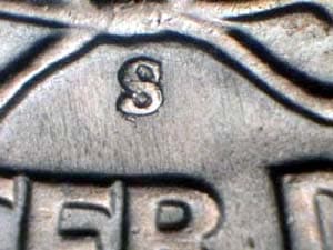 1942-S Repunched Mintmark RPM-009