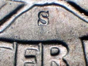 1943-S Repunched Mintmark RPM-001