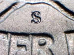 1946-S Repunched Mintmark RPM-002