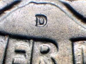 1950-D Repunched Mintmark RPM-005