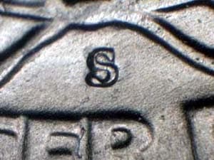 1954-S Repunched Mintmark RPM-001