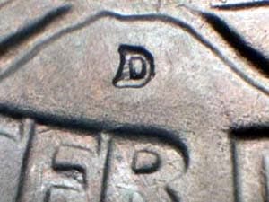 1956-D Repunched Mintmark RPM-002