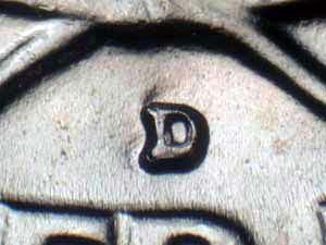1958-D Repunched Mintmark RPM-002