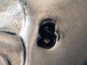 1969-S Repunched Mintmark RPM-001