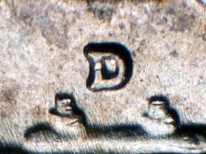1957-D Repunched Mintmark RPM-001