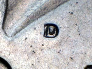 1971-D Repunched Mintmark RPM-001