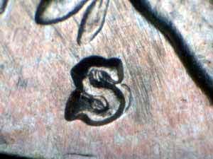 1941-S Repunched Mintmark RPM-005