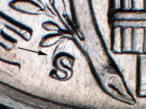 1941-S Repunched Mintmark RPM-007