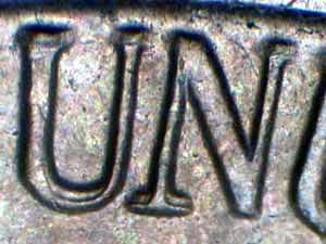 1963 Doubled Die Reverse DDR-005