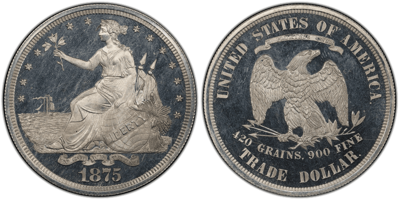 1875 Proof Dollar Pattern - J-1428