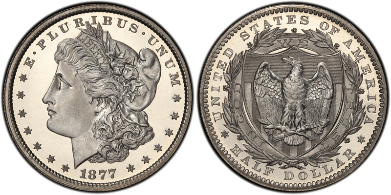 1877 Proof Half Dollar Pattern - J-1504