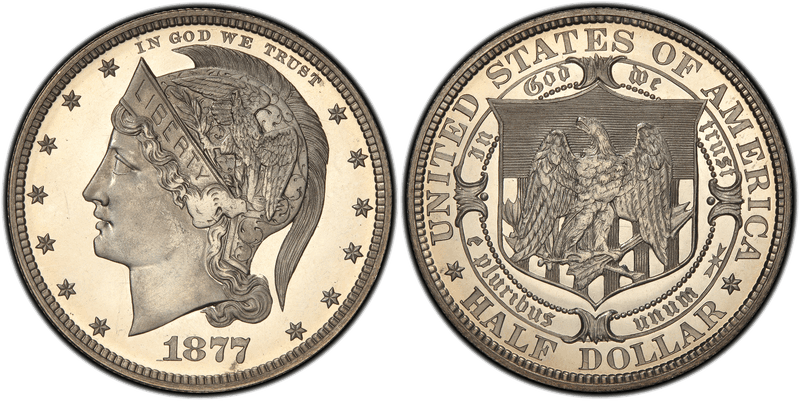 1877 Proof Half Dollar Pattern - J-1526