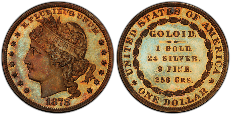 1878 Proof Dollar Pattern - J-1562