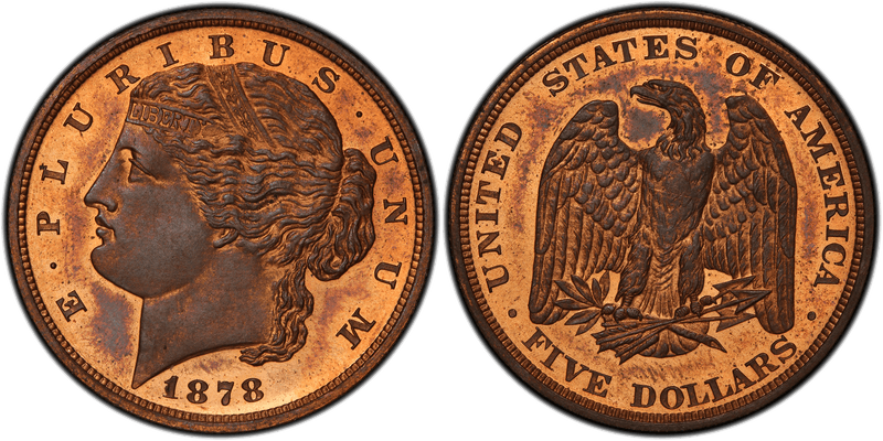 1878 Proof Half Eagle Pattern - J-1573