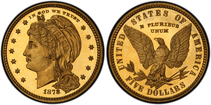 1878 Proof Half Eagle Pattern - J-1575
