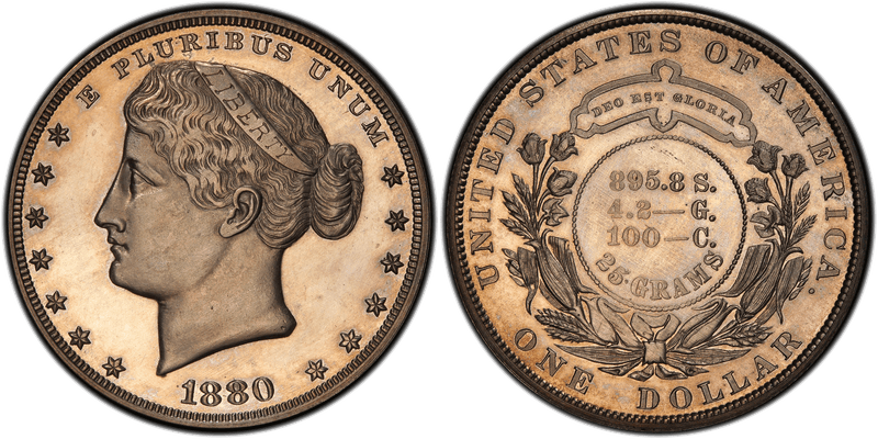 1880 Proof Dollar Pattern - J-1648