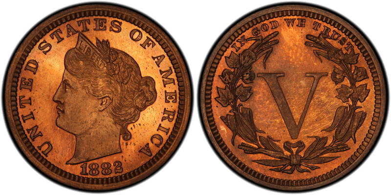 1882 Proof Nickel Pattern - J-1678