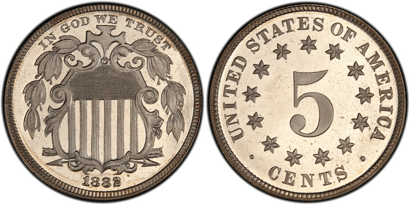 1882 Proof Nickel Pattern - J-1693