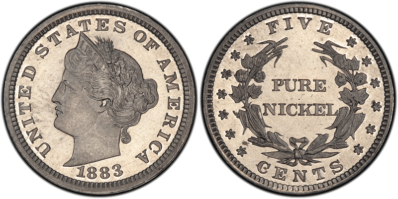1883 Proof Nickel Pattern - J-1706