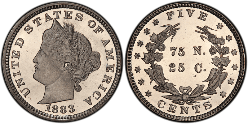 1883 Proof Nickel Pattern - J-1708