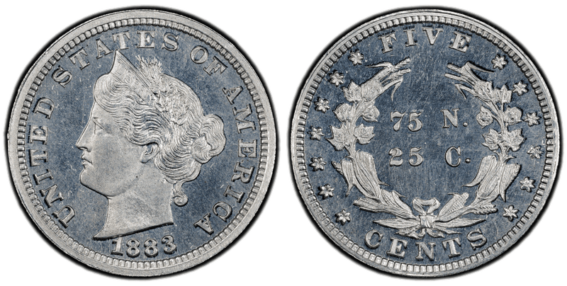 1883 Proof Nickel Pattern - J-1709