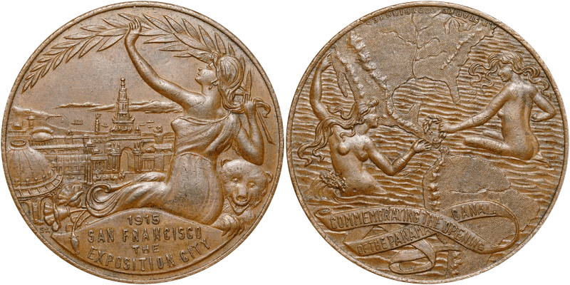 1915 So-Called Dollar HK-418a, Exposition City Dollar