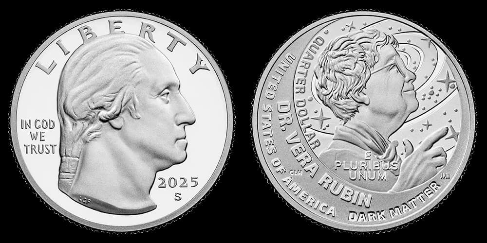 2025 (S) Proof Dr. Vera Rubin Silver Quarter