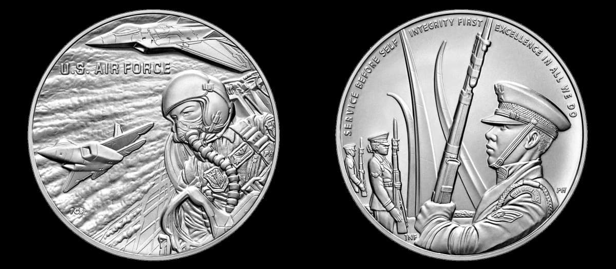 2025 U.S. Air Force One-Ounce Silver Medal