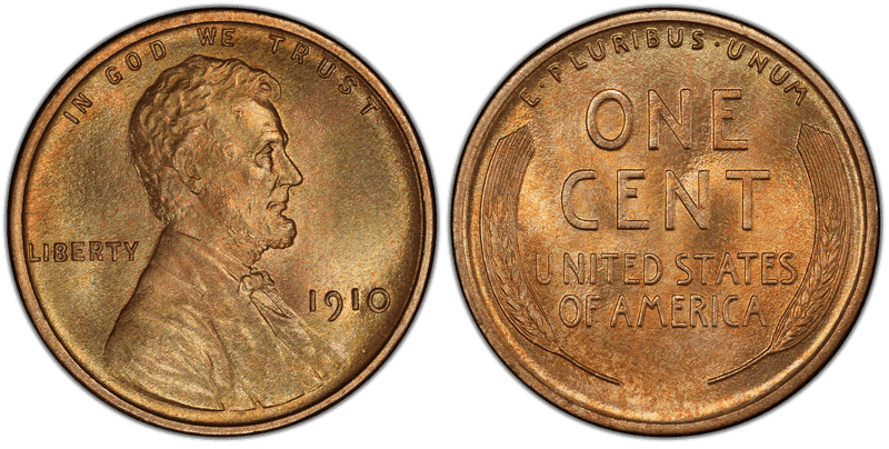 1910 Lincoln Wheat Cent