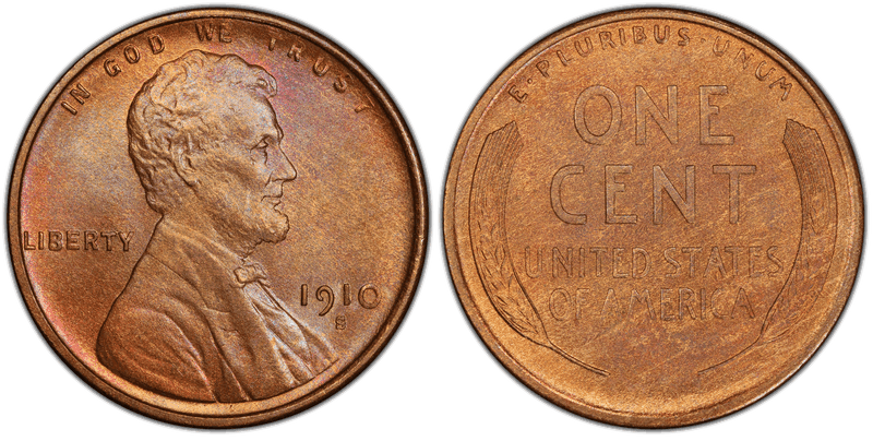 1910 (S) Lincoln Wheat Cent