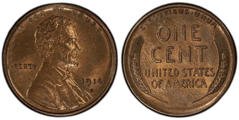 1914 (S) Lincoln Wheat Cent