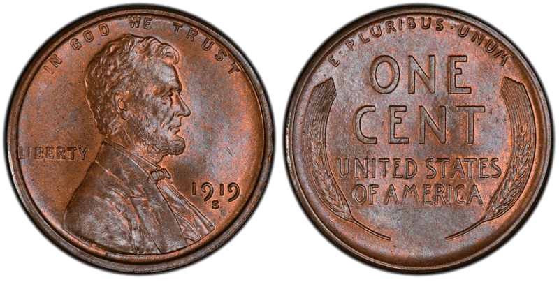 1919 (S) Lincoln Wheat Cent