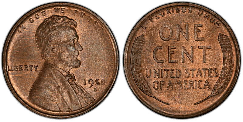 1920 (S) Lincoln Wheat Cent