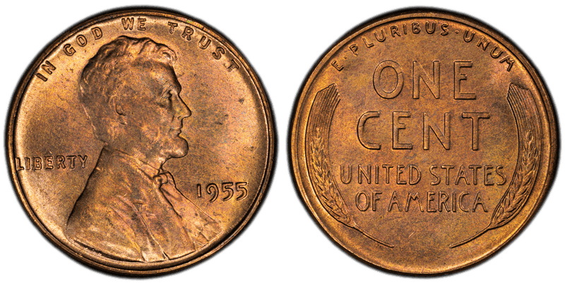 1955 Lincoln Wheat Cent